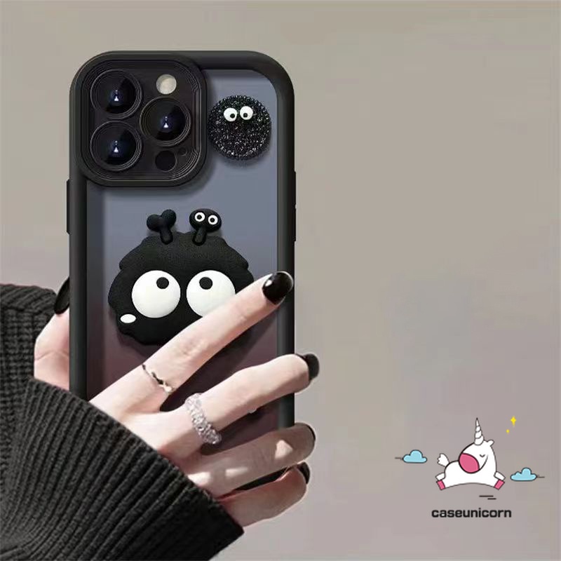 For Oppo A58 A78 A16 A9 A12 A17 A77 A38 A7 A53 A76 A31 A18 A17k A5s A98 A52 A77s A3s A1K A54s A16s A55 A96 A74 Reno 8T 5F 4 Colored Gradient Cute Cookie Baby Coal Ball 3D Doll Case