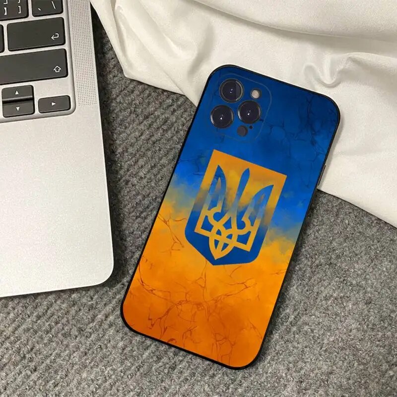 Ukraine Of Flag Phone Case for iPhone 11 12 13 Mini Pro Max 8 7 6 6S Plus X 5 SE 2020 XR XS Funda Case KEEMEEUYZO. 