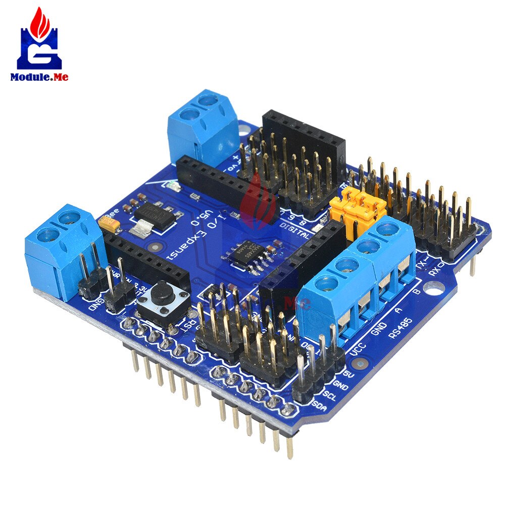 【happy one】Standard I/O Expansion Shield Xbee Sensor Shield RS485 V5 for Arduino Module. 