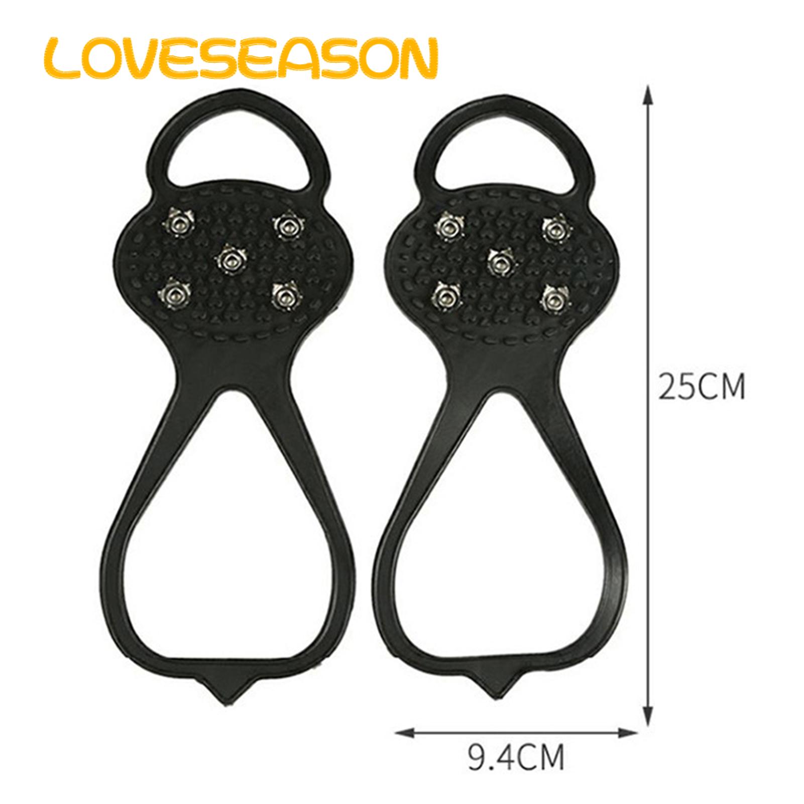 Gripper Spikes Ultimate Grip Ice Snow Boot Crampons Non-slip Spikes for Unmatched Traction Ideal for Southeast Asian Buyers Studs Crampons. 