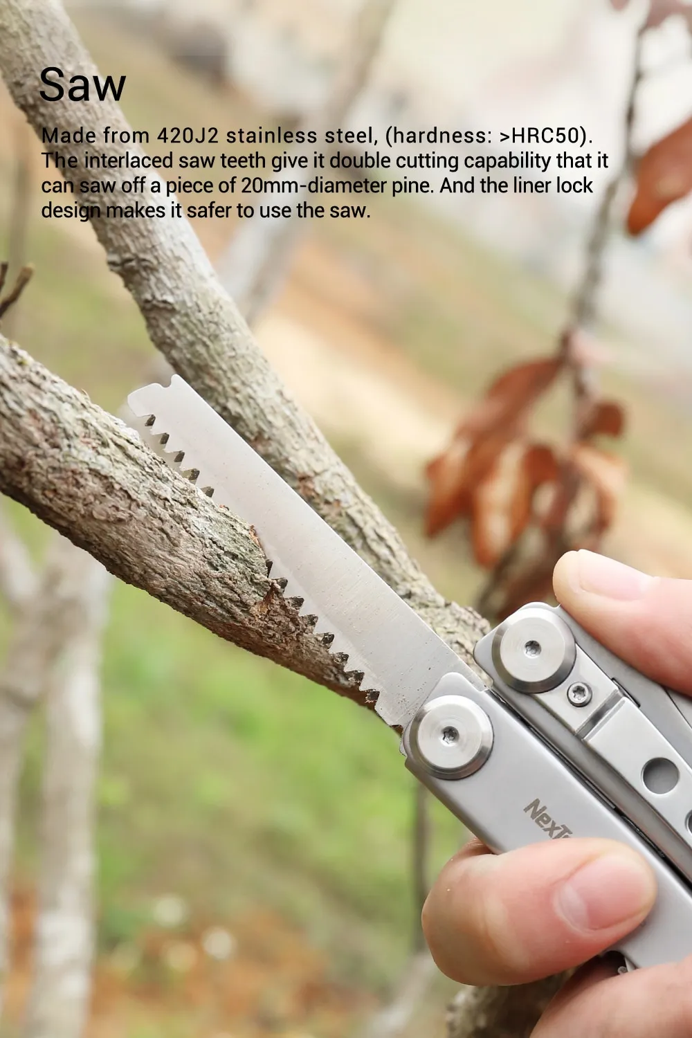 Xiaomi Nextool New Hand Tools Flagship Pro 16 In 1 Multi-Tool Edc Outdoor Plier Saw Bottle Opener Screwdriver Scissors Multitool. 