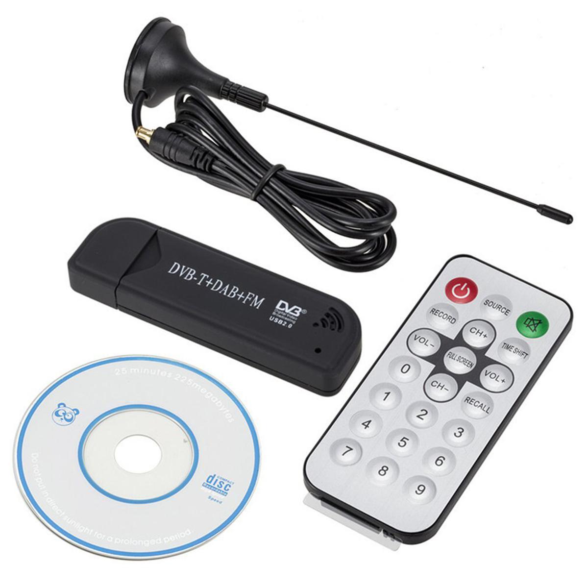 Sdr Receiver Rtl 2832U Dab+Fm Tv Tuner Dvb-T Stick Rtl FC0012 Tv Card Receiver Usb 2.0 Digital Usb Fm+Dab+Dvb-T+Sdr Dongle Stick
