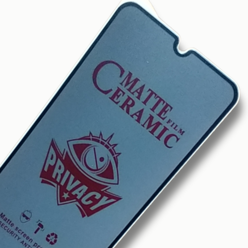 Privacy Matte Ceramic Film Screen Protector I SAMSUNG GALAXY M31 I Flexible and Not Fragile Anti-peeping Matte Ceramic Film Mobile Display Protector (Not Glass, Not Poly). 