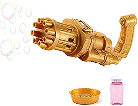 Kids Automatic Gatling Bubble Machine. 
