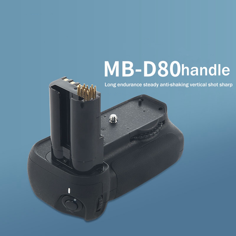 MB-D80 Camera Handle Battery Grip Bracket for Nikon D80 D90 Camera. 