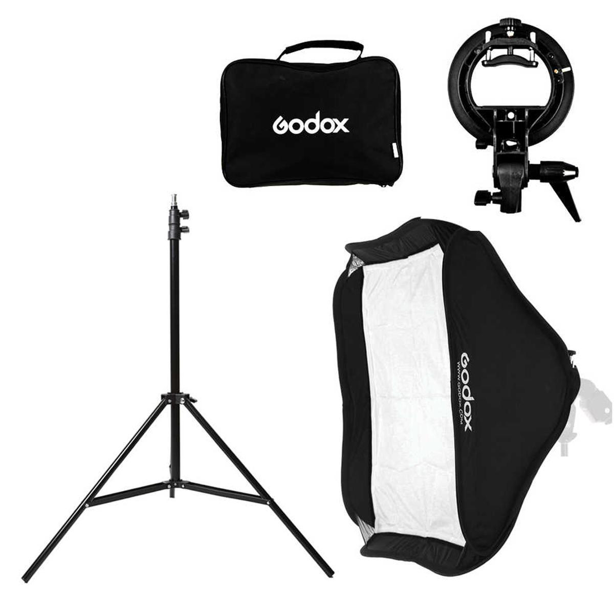 Godox 60*60cm Softbox Kit With Stand. 