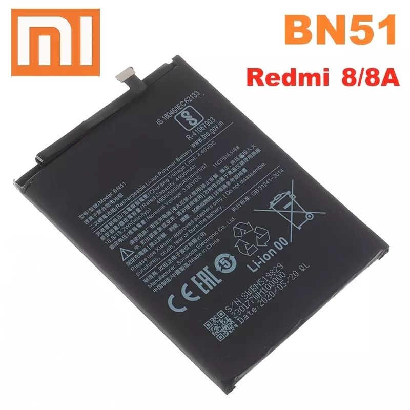Redmi 8/Redmi 8A Replacement Battery MP Battery Bn51 for 5000mAh. 