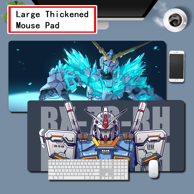 Personalized Gaming Mouse Pad Mobile Suit Gundam Mouse Pad - Extra Large Anti-Slip Office Gaming Long Mousepad