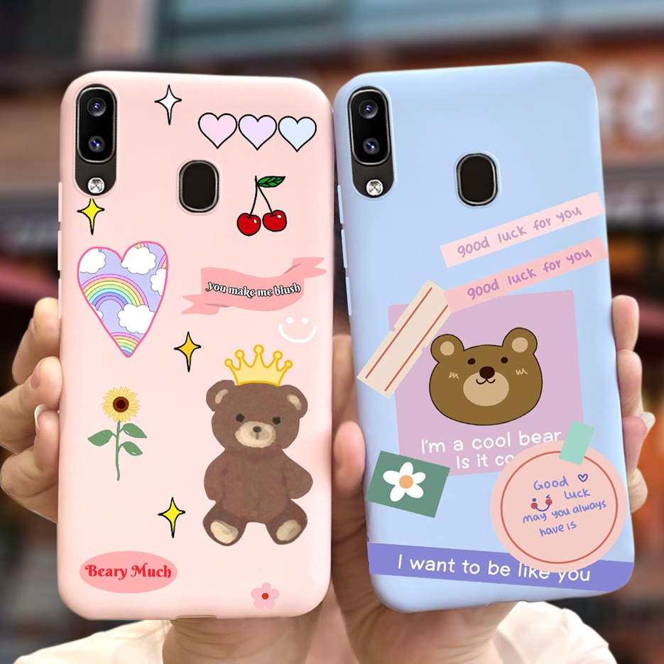 For Samsung Galaxy A20 Case A20e A20s Cute Candy Painted Back Cover Soft Phone Case For Samsung A20s A 20 e A20e Bumper. 