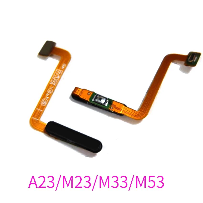 For Samsung Galaxy A23 M23 M33 M53 Power Switch ON OFF Home Button Side Key Flex Cable No Fingerprint Touch ID