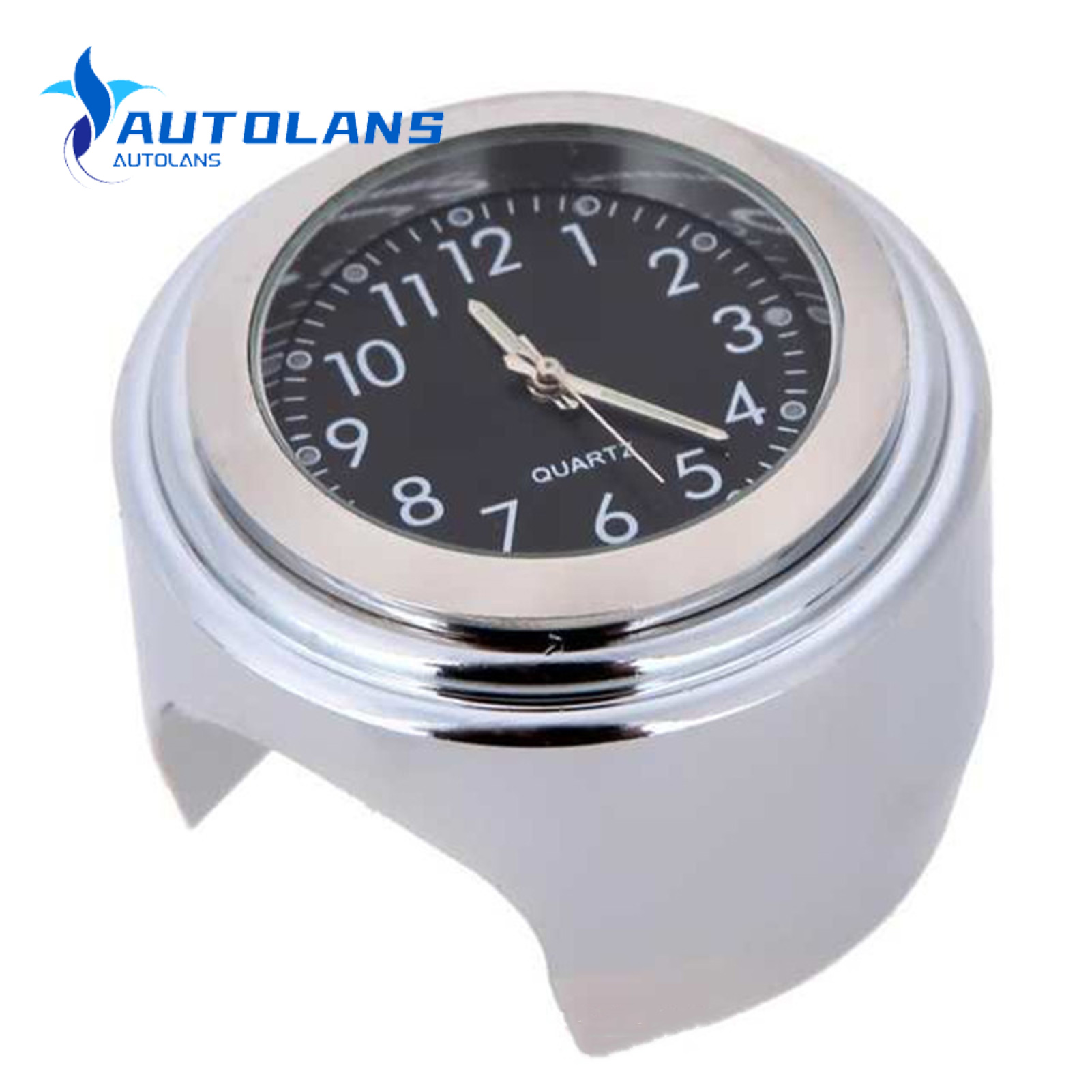 Handlebar Clock Universal Waterproof Aluminum Alloy 7/8 inch Motorcycle Luminous Watch