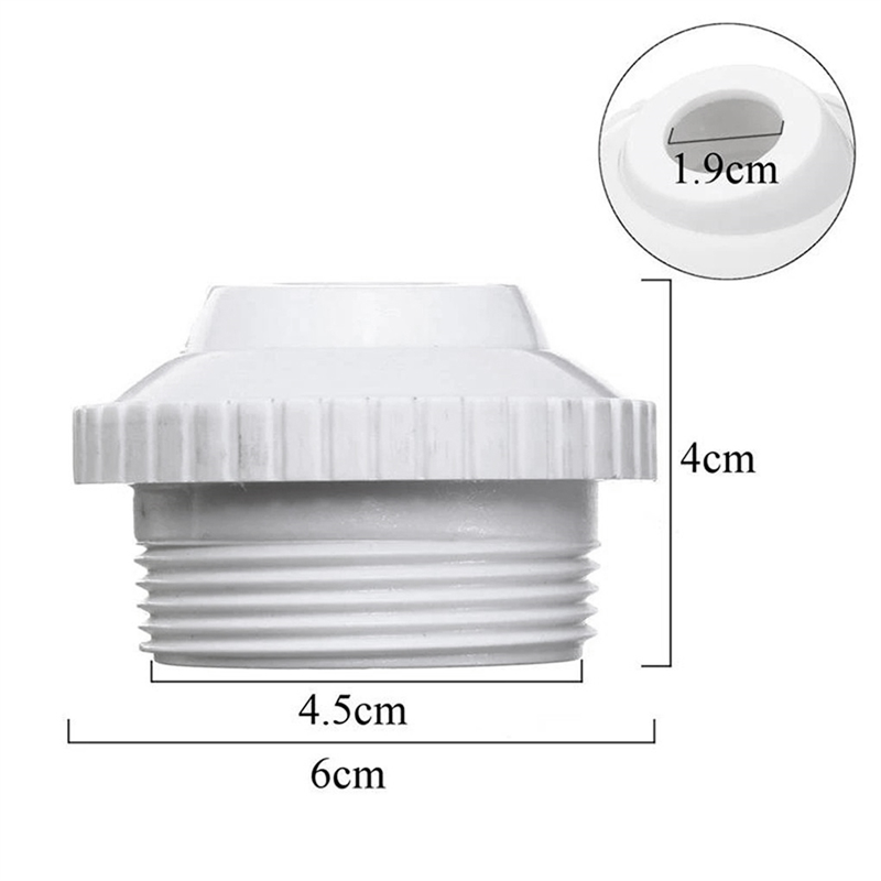 3Pcs PVC Nozzle for Swimming Pool Opening Eyeball Nozzle Flow Inlet Fitting for Hayward SP1419D. 