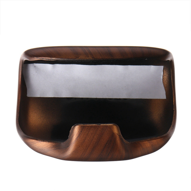 2X ABS Peach Wood Grain Gear Lever Shift Knob Cover Trim for Honda CR-V CRV 2017-2020. 