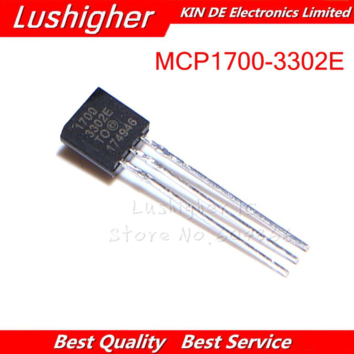 10 পিস MCP1700-3302E to92 MCP1700-3302E/থেকে mcp1700 3302e