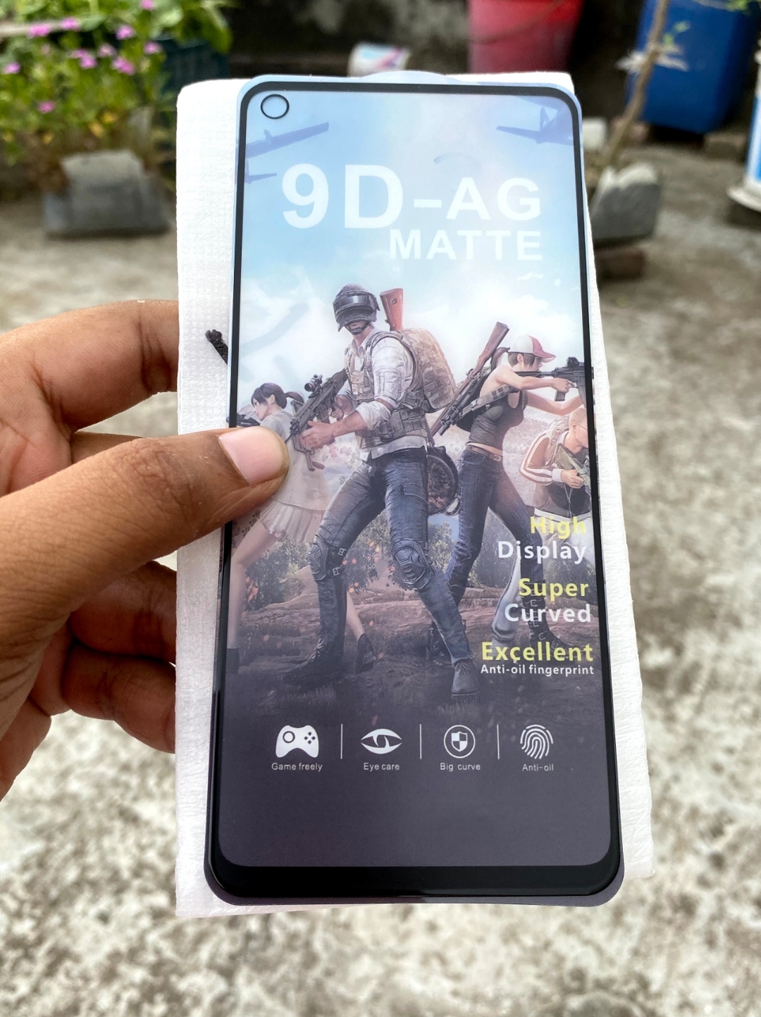 For OnePlus 9RT 9D-AG matte Gaming screen protective Matte glass Protector. 