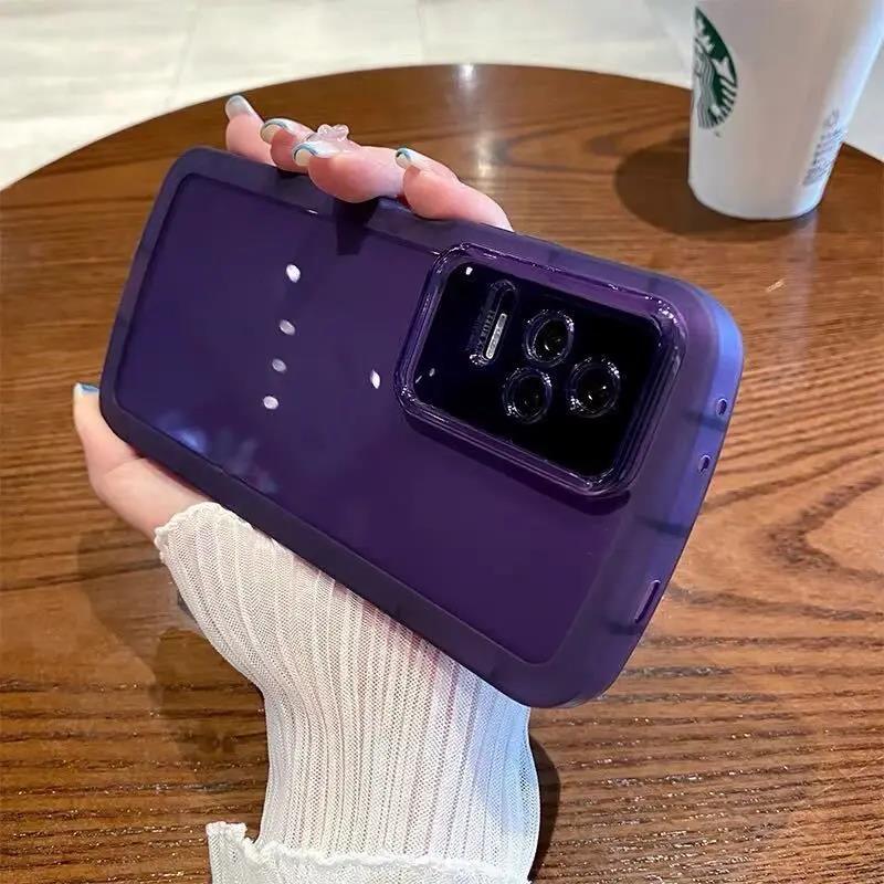 Circle Camera Cover For Xiaomi Poco F4 F3 F2 Pro X4 GT F4 GT Pohappyco M3 Pro X3 NFC Pro 5G Shockproof Bumper Soft Cover Phone Cases. 
