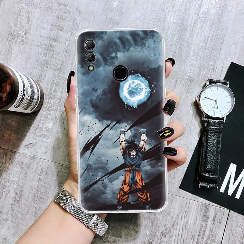 Anime Goku D-Dragon Ball Transparent Soft Phone Case for Huawei Honor 10 Lite 9 20i 8S 8A 8X 9X 50 Y5 Y6 Y7 Y9S P Smart 2019 Cov. 