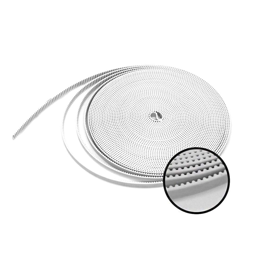 Pu With Steel Core Gt2 Belt 2Gt Timing Belt Width 6Mm 1M For 3D Printer Parts Anti-Wear Reinforce Open Belt. 