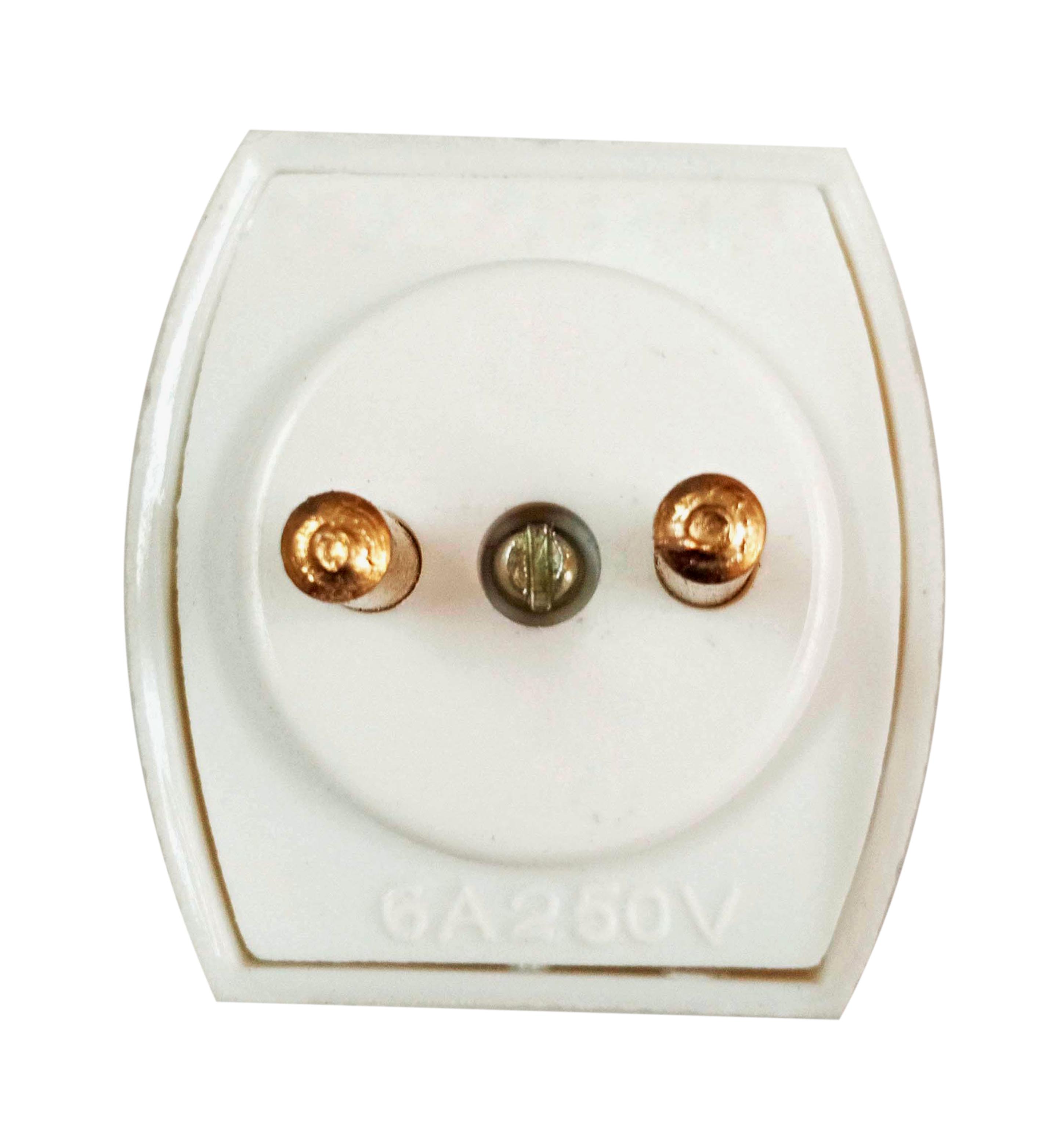 2 Pin Multi Socket - 6 Amp for Normal Uses at home. 