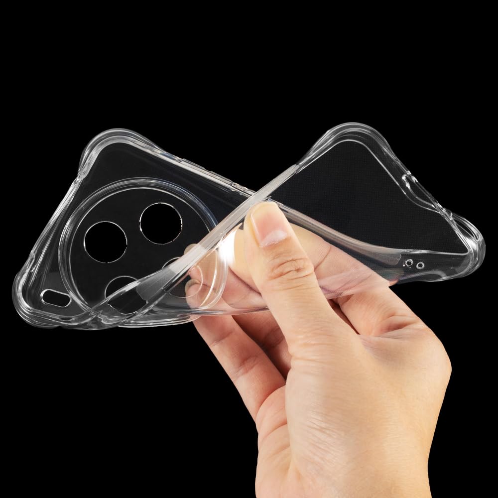 Vivo X200 5G Premium Silicone Case Crystal Clear Soft TPU Ultra-Thin Transparent Flexible Protective Mobile Phone Back Cover. 