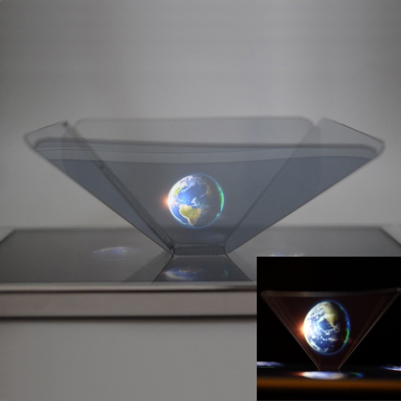 3D Hologram Pyramid Display Projector for phone Universal