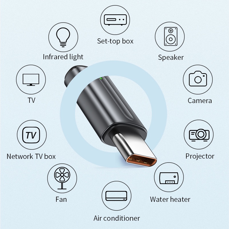 Joyroom IR Appliances Wireless Infrared Remote Control Adapter Infrared Phone Transmitter for type-c. 