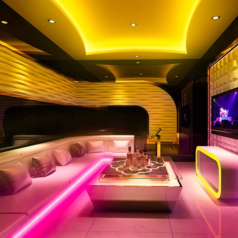 20M RGB LED Strip Light 3528 1200LEDs Flexible LED Light Strip with 44 Key Remote for Bedroom Halloween Christmas. 