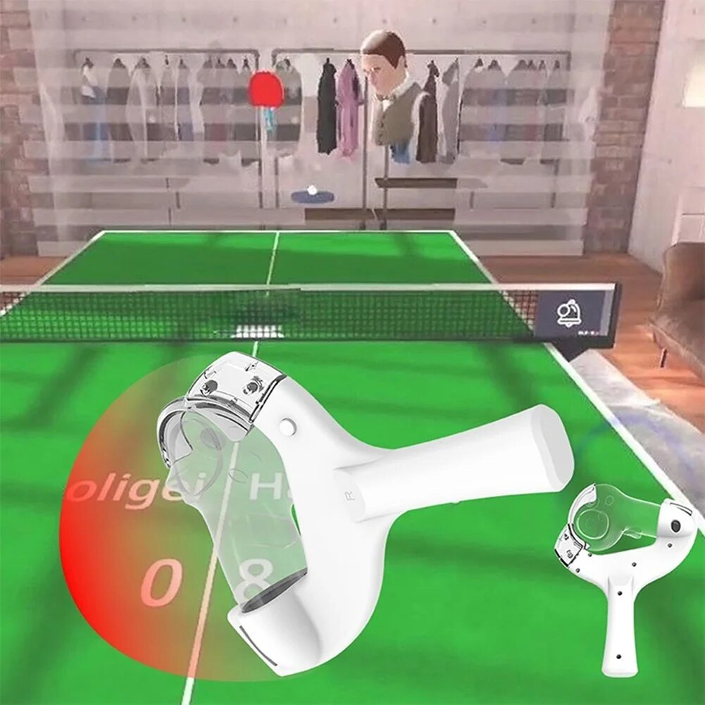 Ping Pong Paddle Handle To Play Eleven Table Tennis Table Tennis Adaptor for Meta/Oculus Quest 3 Controller for Oculus Quest 3