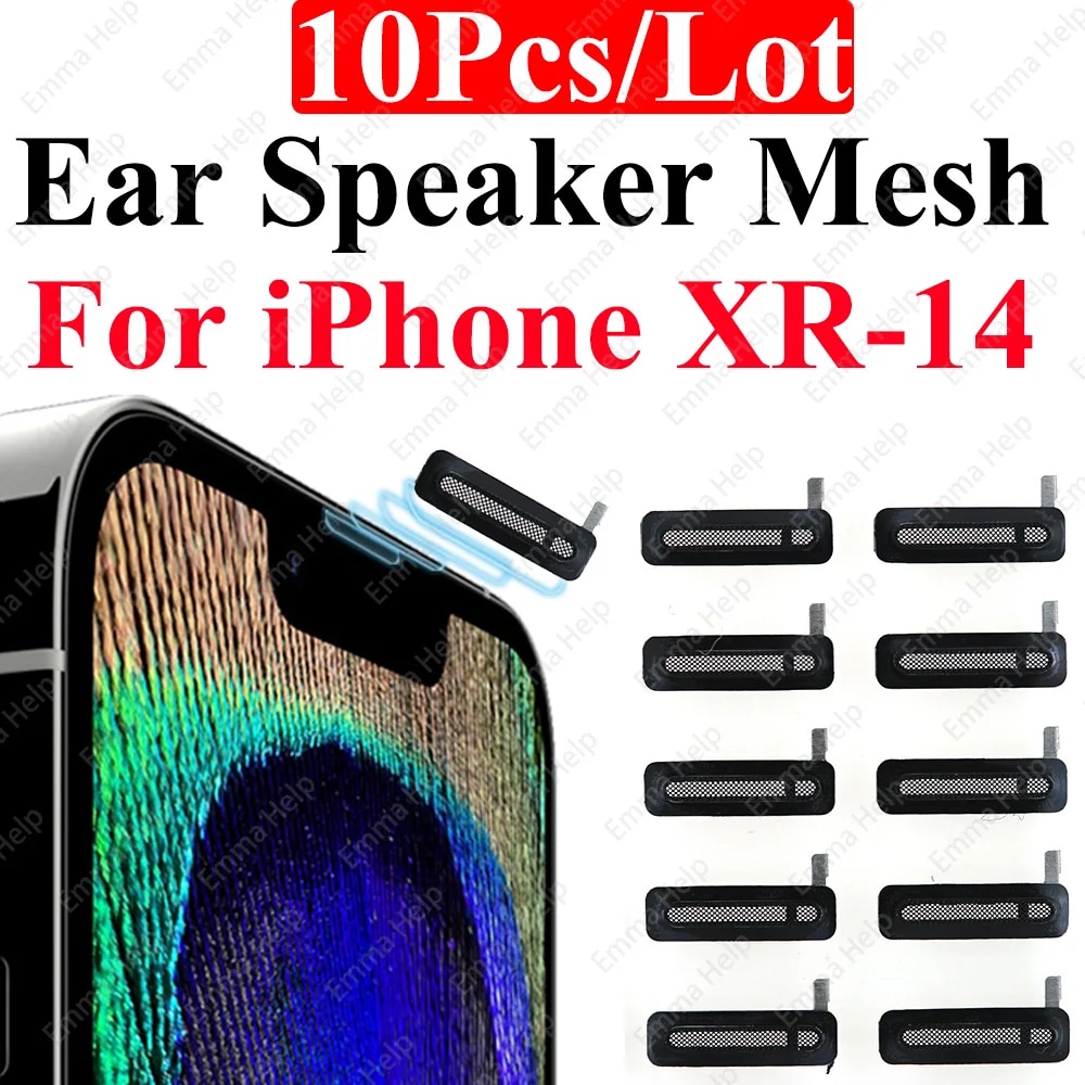 Earpiece Speaker Grill Mesh Dust Anti Mesh Phone Accessories Replacement for iPhone X XS XSM XR 11 13 Pro Max 14 Plus 12 Mini. 