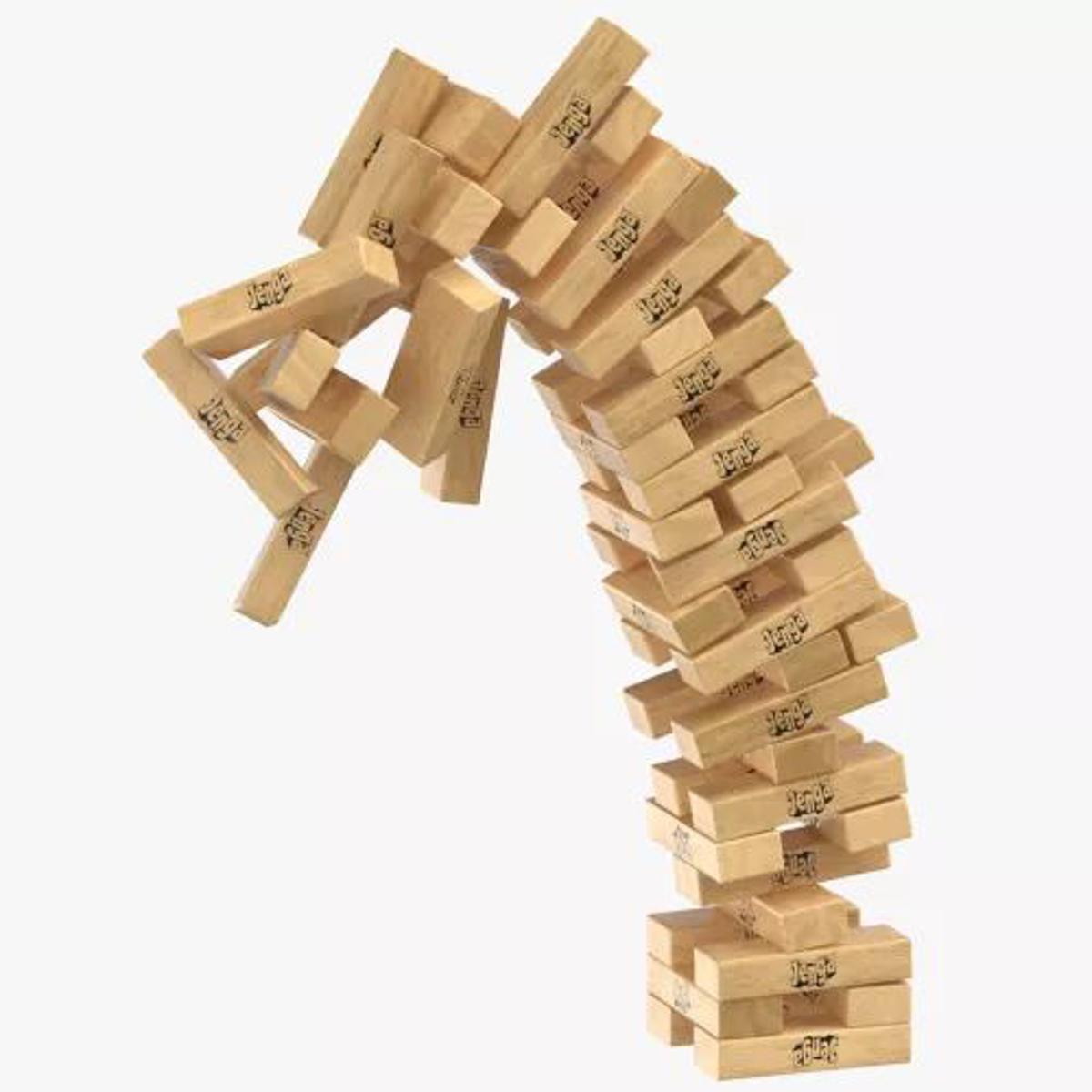 Jenga Giant Family Edition: Perfect Game for All Ages - Exciting, Safe, and Fun. 