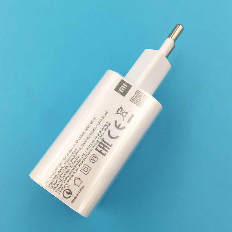 Original Xiaomi Charger 22.5W Fast Charge EU Power Adapter 1M USB Type C Cable For Redmi 12C 8 9 10 Pro 9s Mi 10 9SE POCO M3 X3. 