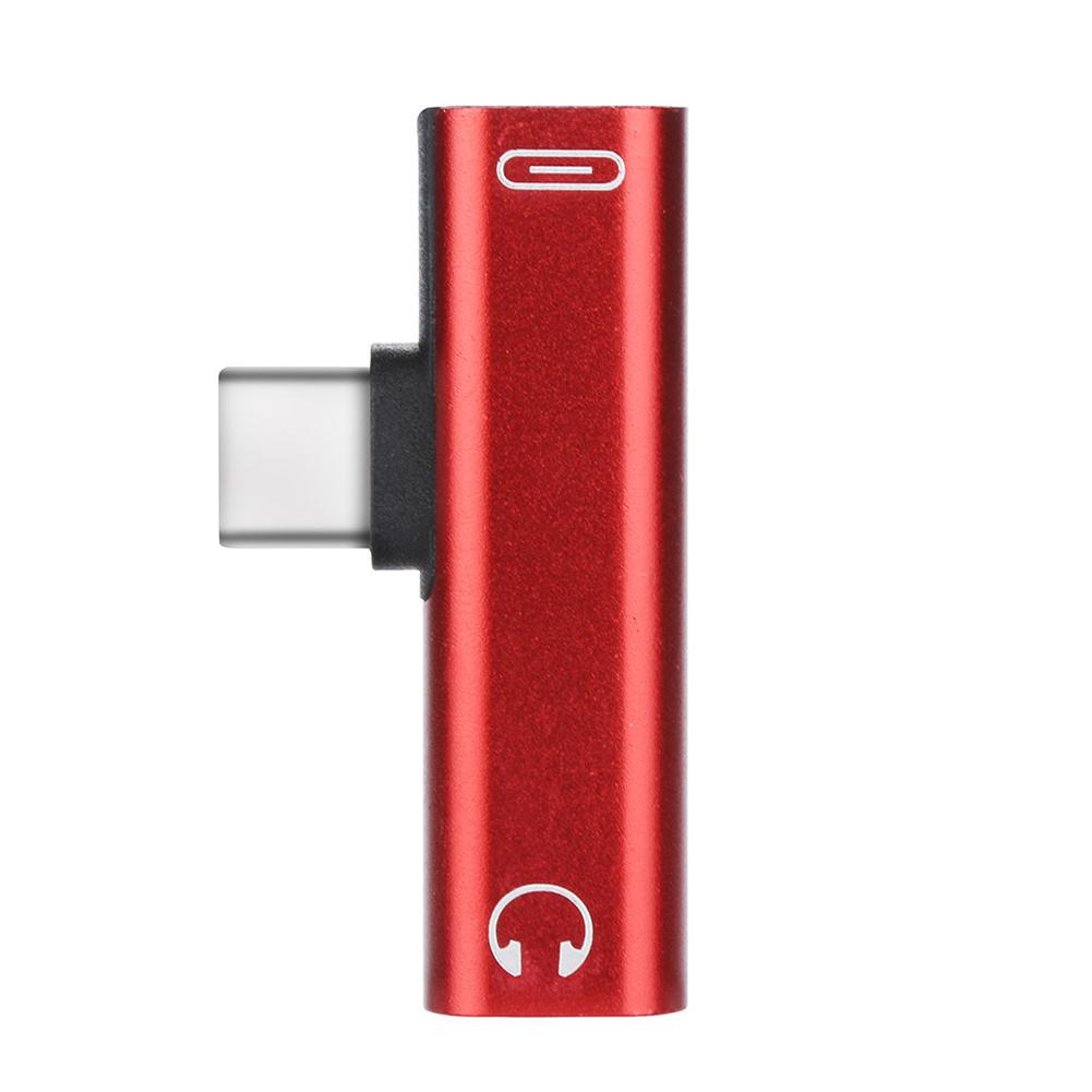 【Xiaofeng】2 in 1 C charge connector audio headphones adapter MIUI Huawei