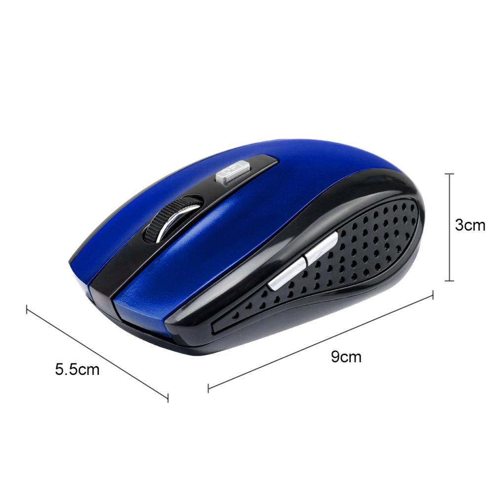 2.4Ghz Wireless Mouse Adjustable DPI Mouse 6 Buttons Optical Gaming Mouse Gamer Wireless Mice With USB Receiver For Computer PC. 