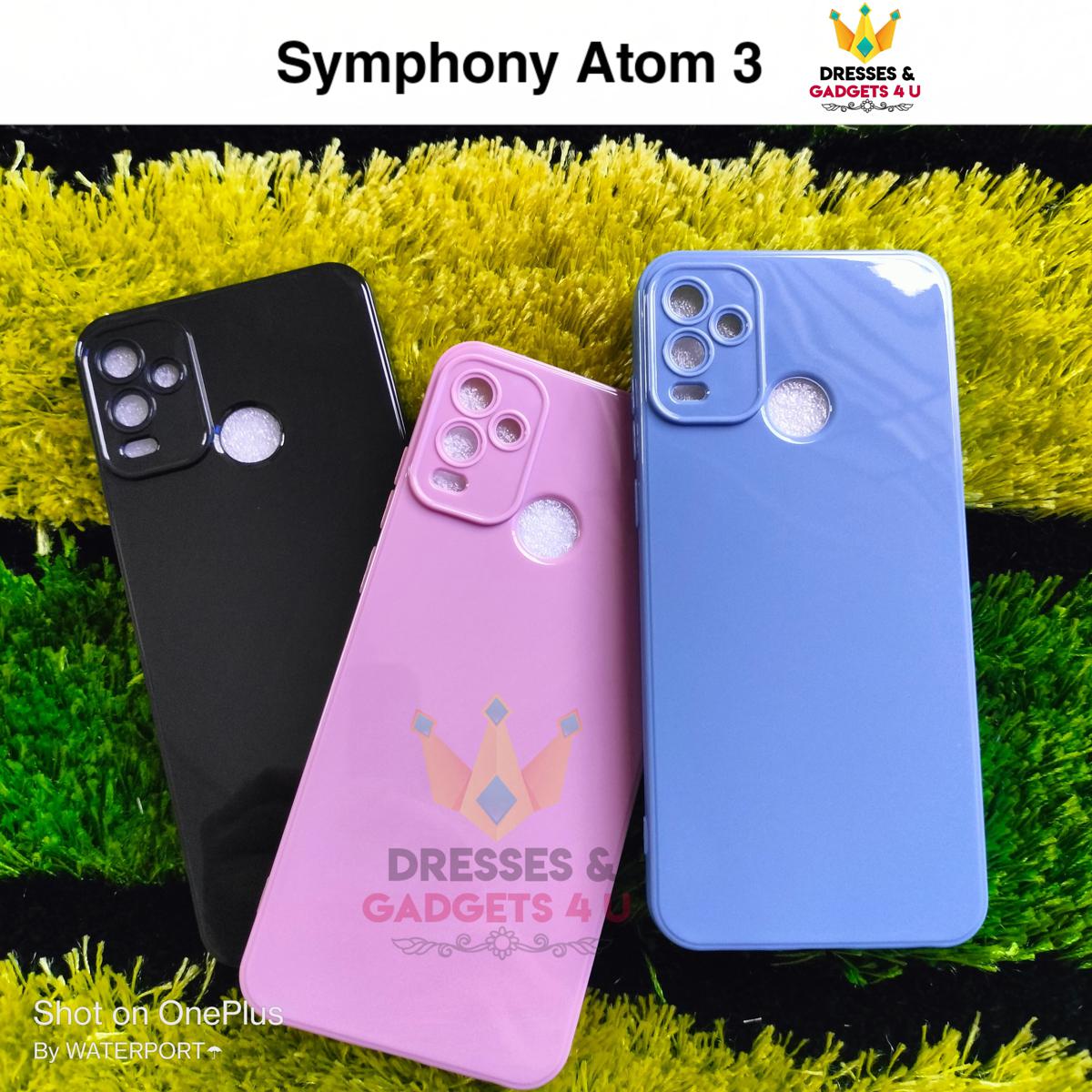 Symphony Atom 3 Back Cover Soft Silicon Tpu Case Symphony Atom3 Back Case (Back Case Cover For Smartphone)
