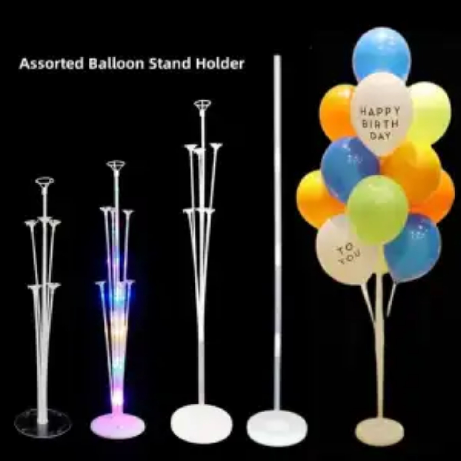 Balloons Holder Column Stand Balloon Stick Birthday Party Decorations