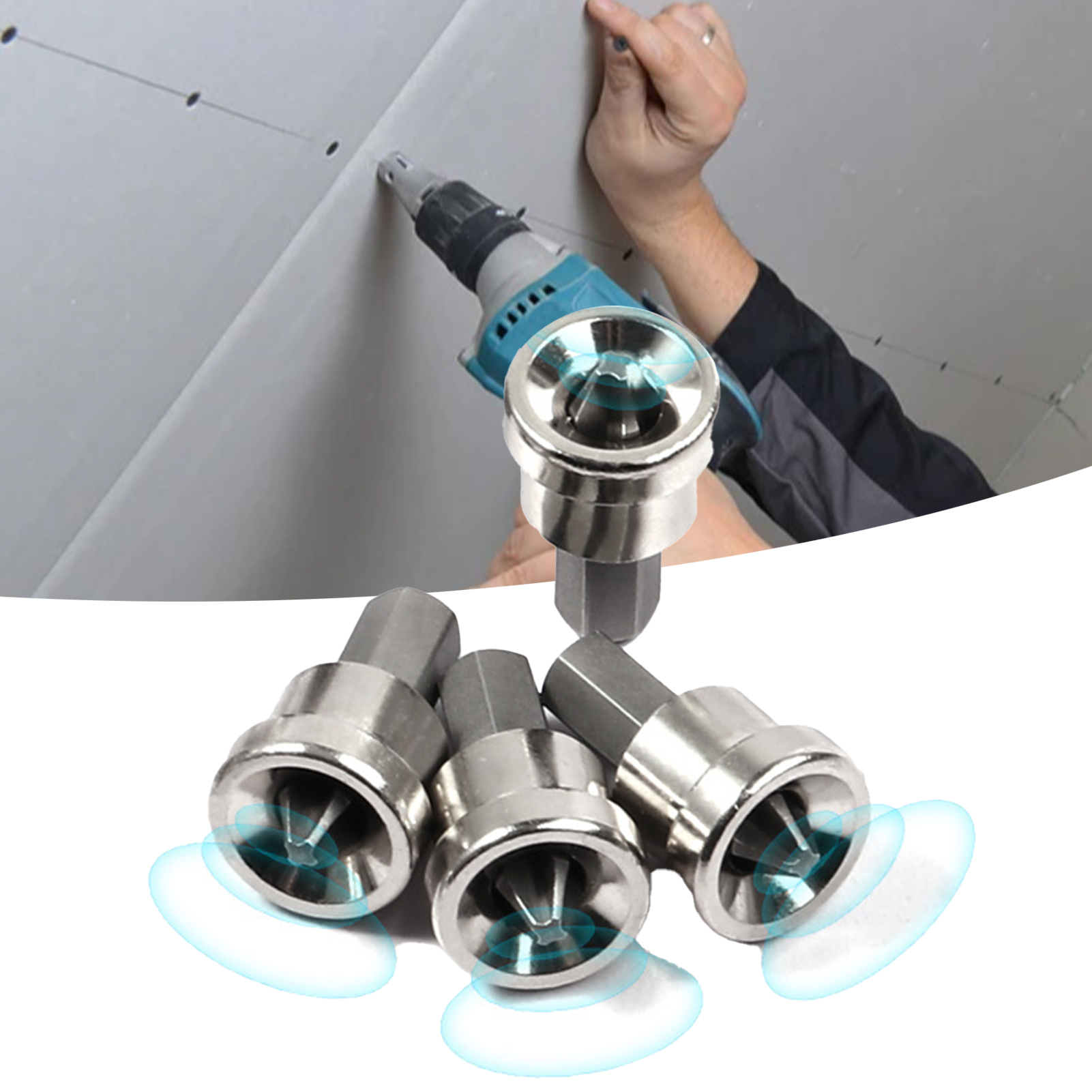 Drywall Dimpler Bit Hex Shank High Efficiency Plasterboard Dimpler Bit. 