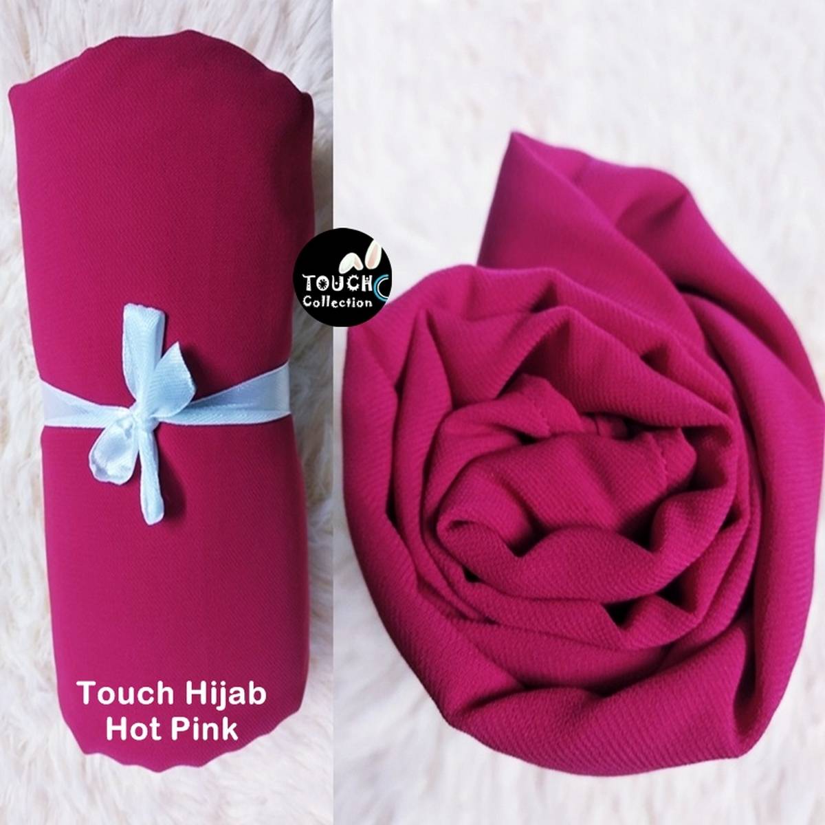 Hijab Premium Quality Chiffon Georgette Colour: Deep Pink Size: 90" X 30" - Hijab Collection - Hijab - Hijab Collection - Hijab Collection - Niqab. 