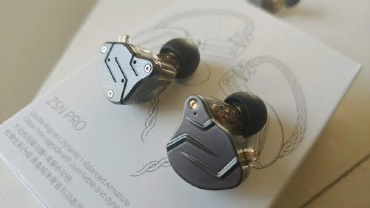 KZ ZSN Pro Metal Earphones 1BA+1DD 