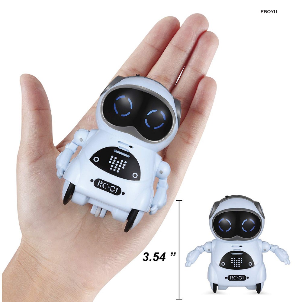 Children's Robot Can Talk Interactive Dialogue Voice Recognition Recording Singing And Dancing Storytelling Mini Smart Robot Toy. 