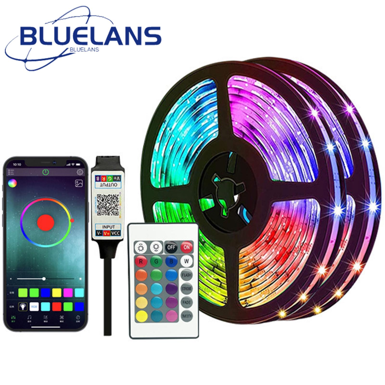 Timer Setting Led Light Strips Color Changing Led Strip Lights with Remote Control for Bedroom Party Decoration Rgb Lights. 