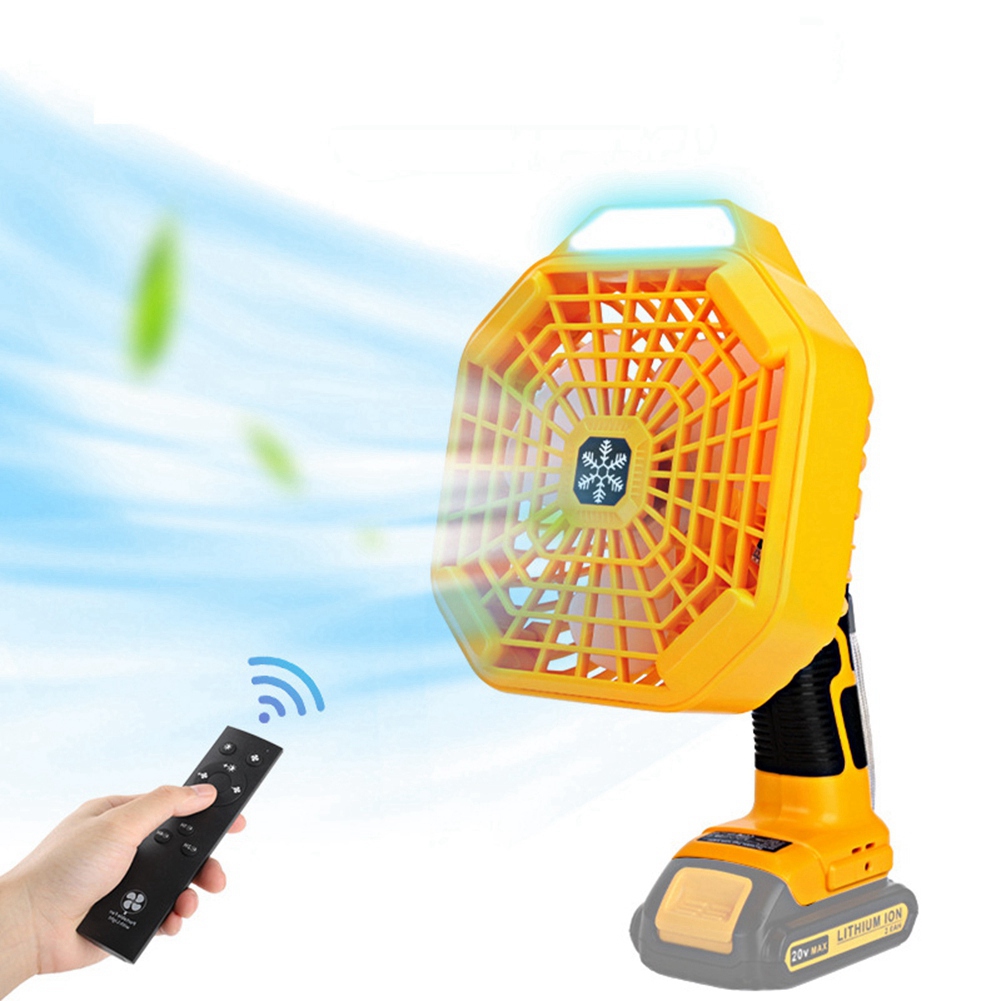 Vertical Fan USB Fan for 18V Lithium Battery with Light