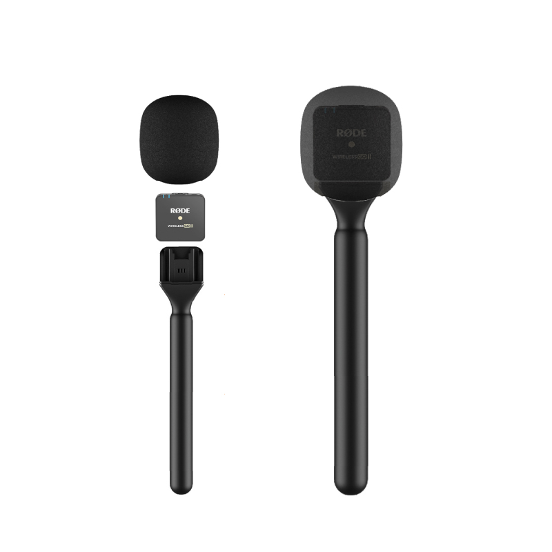 Interview Mic Handle Adopter Microphone Handheld Adapter Foam For Rode Wireless Go/go Ii/ Mic/relacart/. 