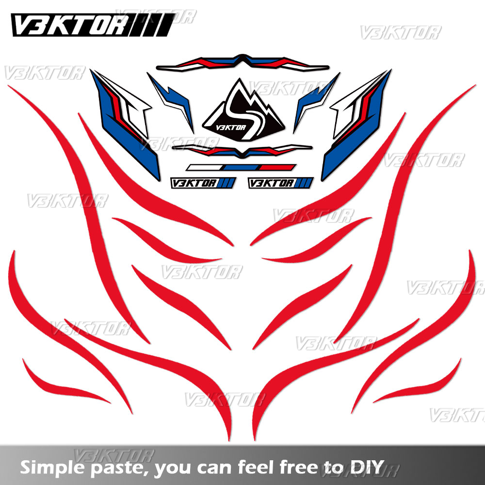 For bmw motorcycle helmet stickers s1000rr f900r f900xr s1000xr f850 r1200gs r1250gs adventure full face reflective helmet decal. 