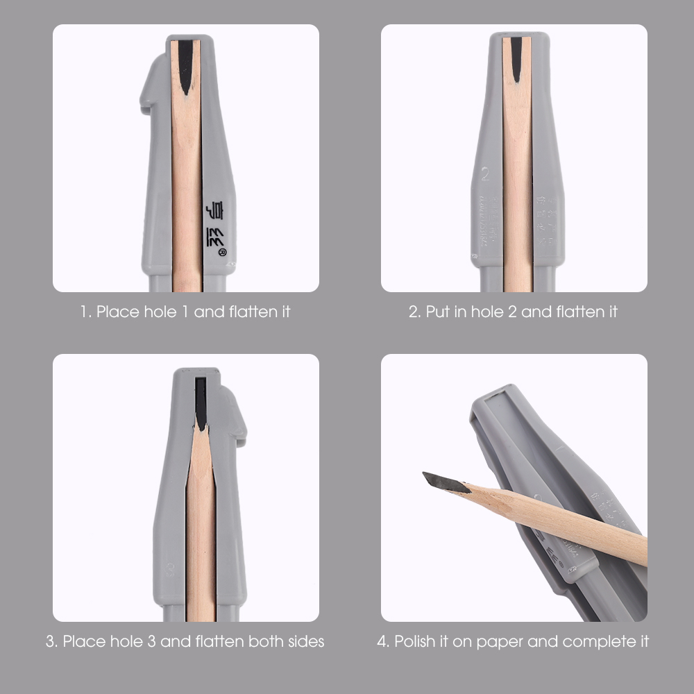 Eyebrow Pencil Sharpener 2 in 1 Duckbill-Shape Eyebrow Sharpener Auxiliary Tool Peel Off Brow Pencil for Sharpening Brow Pen Tip. 