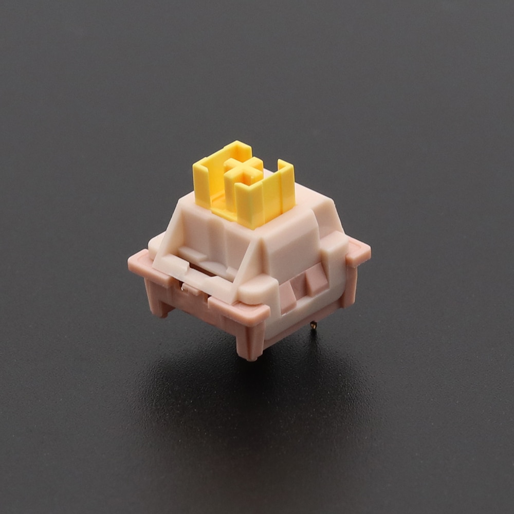 Outemu Silent Lemon Peach Switch for Mechanical Keyboard 3Pin Linear Tactile 40g 50g RGB SMD Mechan Keyboard Gaming MX Switches. 