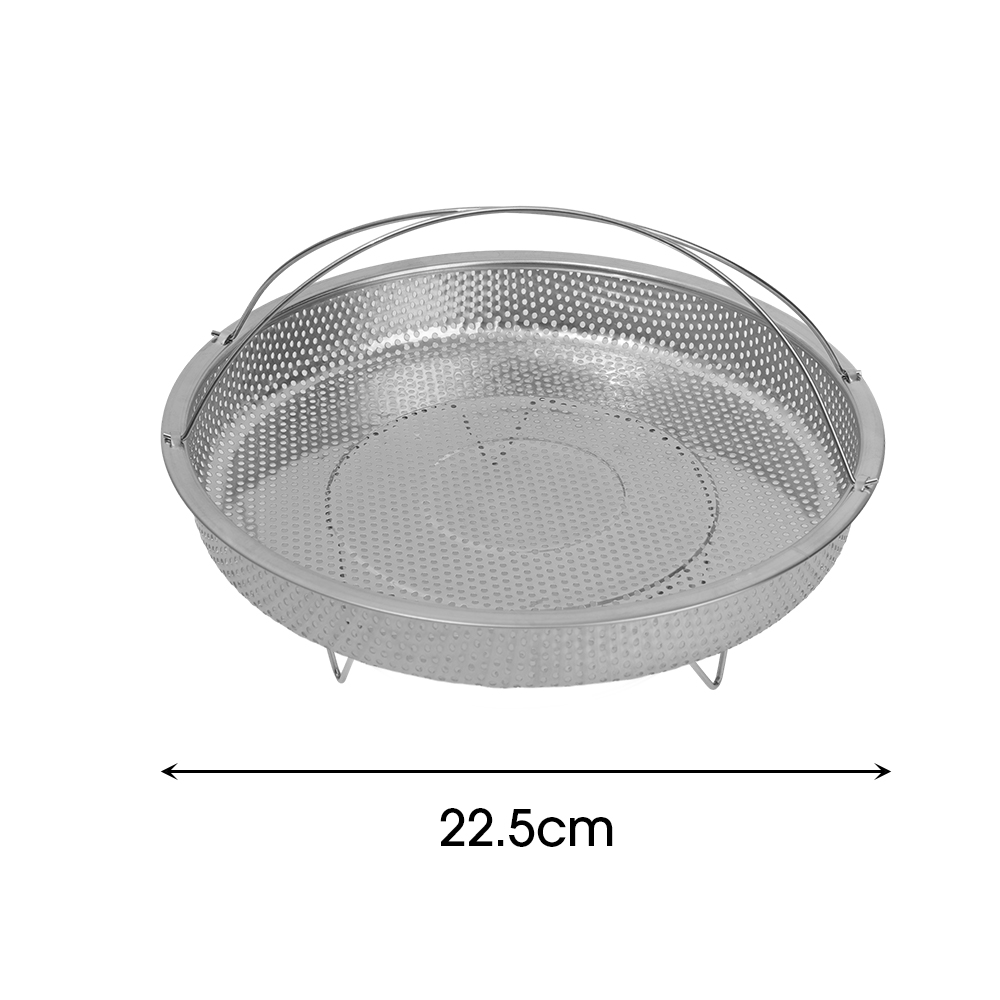 Stainless Steel Food Steamer Rack Basket Pressure Cooker Steamer Basket ...