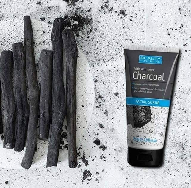 Beauty Formulas with Activated Charcoal Facial Scrub- 150ml. 