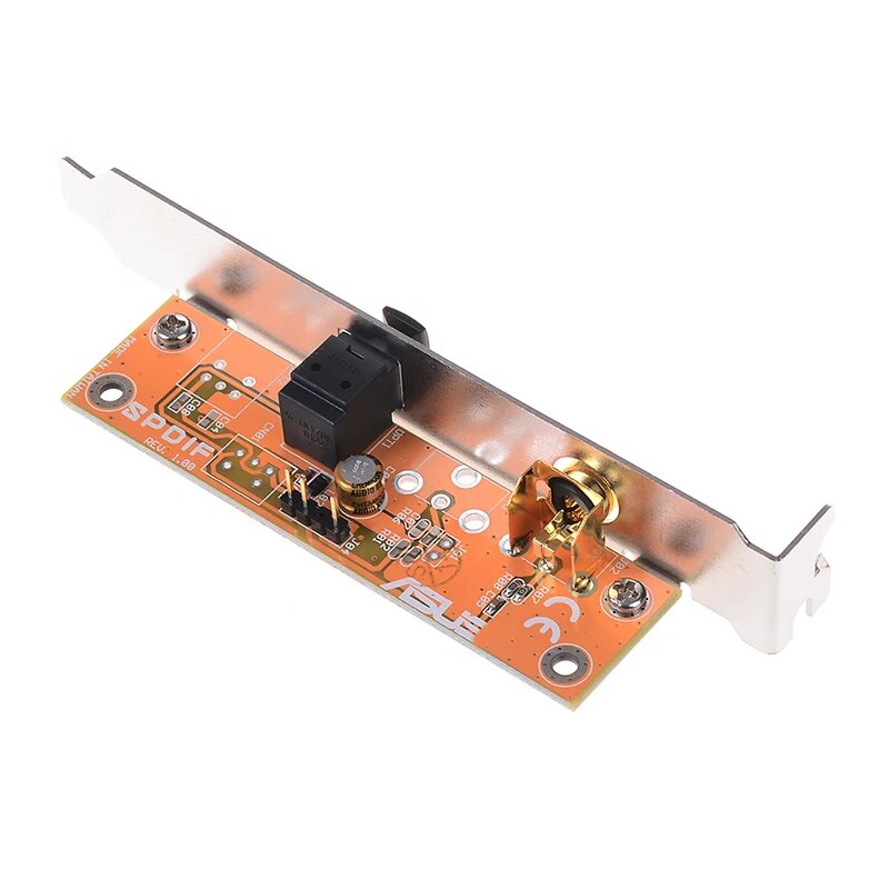 2Pcs/lot SPDIF Optical and RCA Out Plate Cable Bracket for PC Motherboard. 