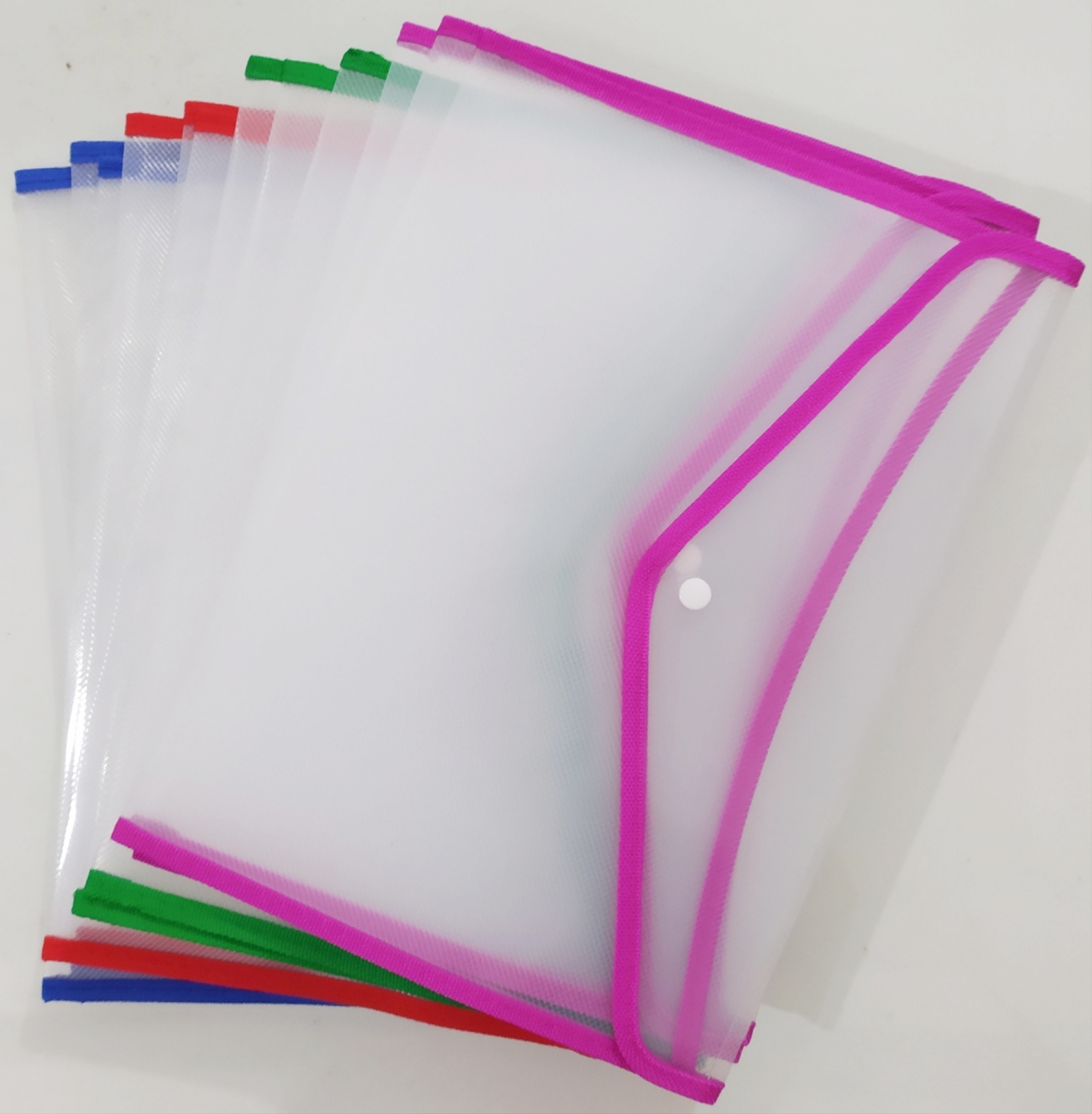 Liner File / Button File / Clear File / Documents Carrier File / Office & School File. (12 Pieces). 