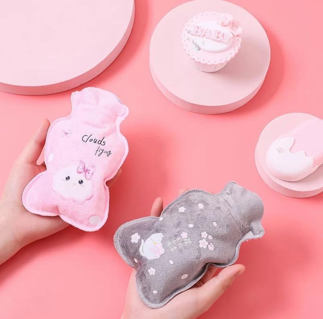 1pc Mini Hot Water Bag with Soft Cotton Mini